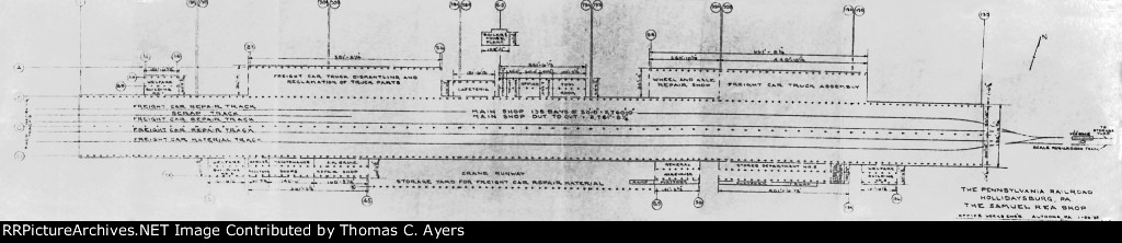 PRR, SRS Floor Plan, #2 of 2, 1955